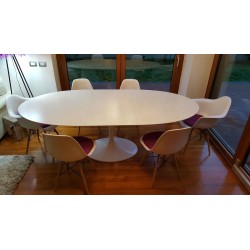 Mesa Tulip Extensible Redonda de Laminado | Tavoli.Design