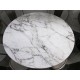90 cm Tavolo Tulip Marmo Arabescato Vagli rotondo