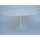 107 cm Table Tulip extensible Laminé Liquid ronde