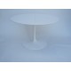 107 cm Table Tulip extensible Laminé Liquid ronde