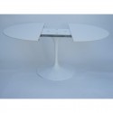 160 x 110 cm Tulip Verlengbare gelamineerde tafel ovaal