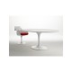 160x110 cm Table Tulip extensible Laminé Liquid ovale