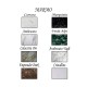 120x75 cm Tavolino Tulip ovale