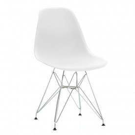 Chaise DSR Charles Eames Blanc