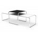 Table basse Laccio Marcel Breuer laminé