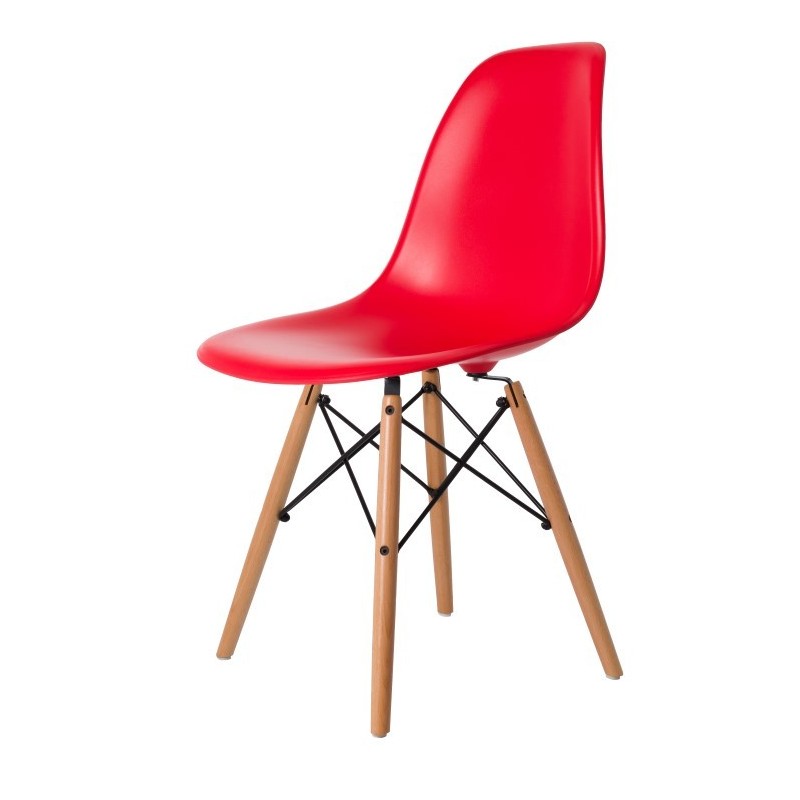 Bergbeklimmer referentie discretie DSW stoel Charles Eames