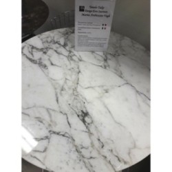 Mesa Tulipán Ovalada Mármol Arabescato Vagli 160x85 cm