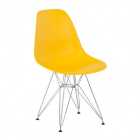 DSR Stoel Charles Eames geel