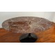 140 x 80 cm Table Tulip Marbre Rouge Rubis ovale