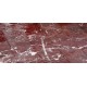 160 x 85 cm Table Tulip Marbre Rouge Rubis ovale