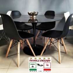 Mesa Tulipán Ovalada Mármol Marquinia 140x80 cm