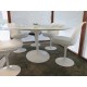 107 cm Tavolo Tulip Marbre Carrara ronde