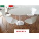 Round Laminate Tulip table cm 107 + 4 Serie 7 chairs