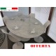 Carrara marble Tulip table cm 169x111 + 6 Tulip chairs