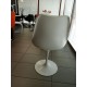 Carrara marble Tulip table cm 169x111 + 6 Tulip chairs