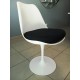 Table Tulip marbre Carrara 169x111 cm + 6 chaises Tulip