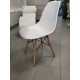 Table Tulip Laminé ovale 160x85 cm + 6 chaises DSW