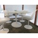 Round Tulip table - Carrara marble