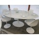 Round Tulip table - Carrara marble