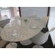 Round Tulip table - Carrara marble