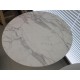 Oval Tulip table - Arabescato marble