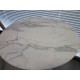 Oval Tulip table - Arabescato marble