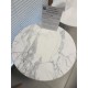 Oval Tulip table - Arabescato marble