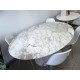 Oval Tulip table - Arabescato Vagli marble