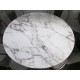 Round Tulip table - Arabescato Vagli marble