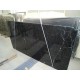 Oval Tulip table - Black Marquinia marble