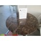 Table Tulip Marbre Emperador Dark ronde