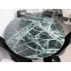 Round Tulip table - Green Alps marble