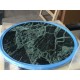 Round Tulip table - Green Alps marble